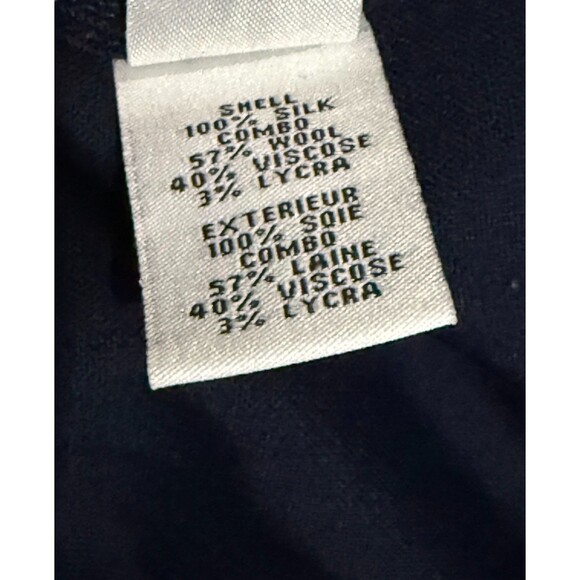 Diane von Furstenberg Shirt Dress 4 Pink Silk Combo Navy Wool Skirt Old Money - Picture 8 of 9